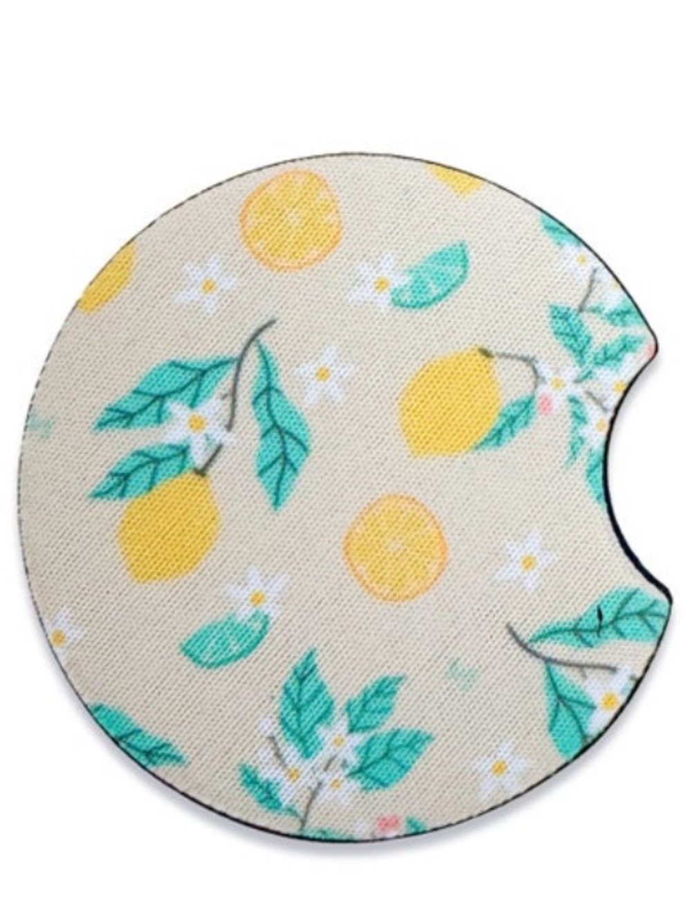 Last One! Lug Car Coaster Lemon Floral set of two